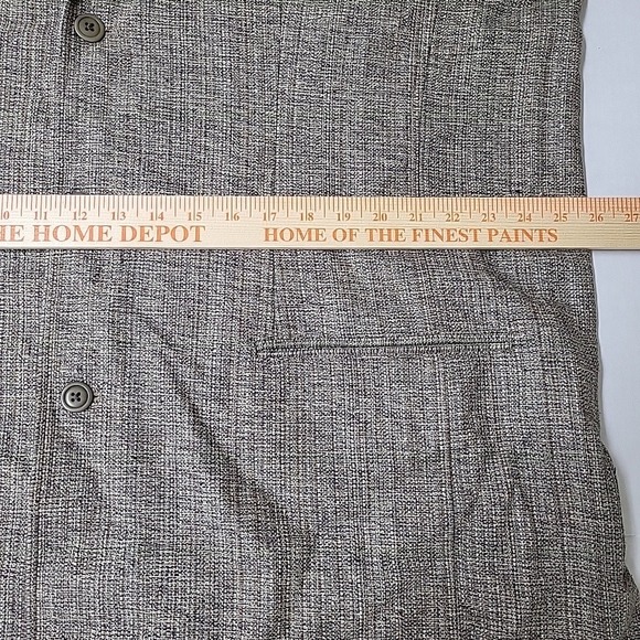 The Territory Ahead XXLL Mens Brown 100% Silk Knit Blazer Sport Coat Jacket - Picture 6 of 10